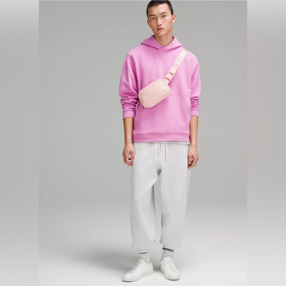 Lululemon Everywhere Belt Bag 1L Wordmark Pink Mist/Silver/White Opal Fanny Pack - Picture 2 of 16